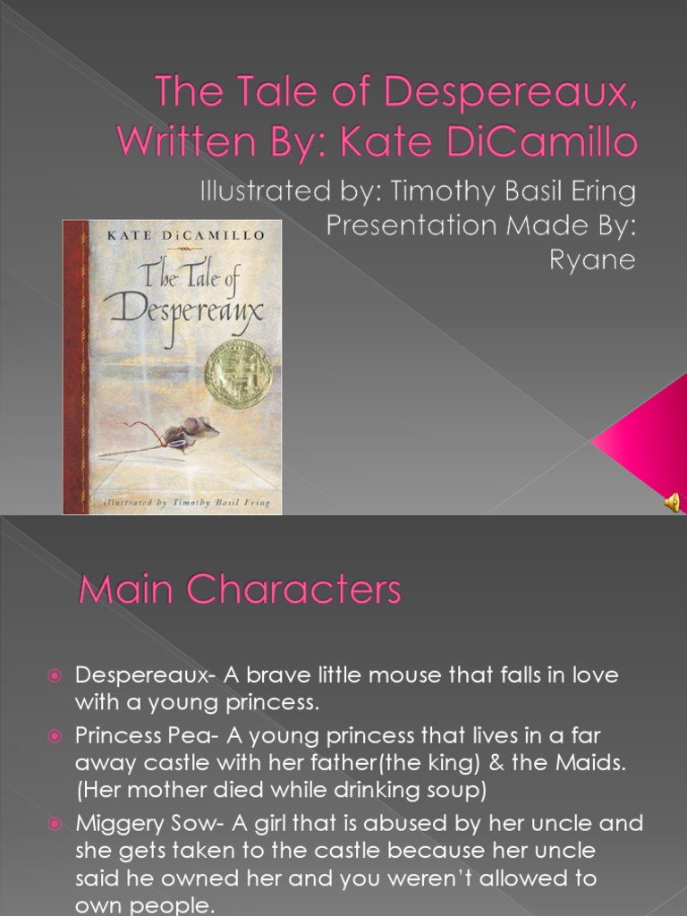 Tale of Despereaux Download Free PDF Novels