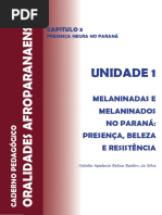 SILVA, Natalia Apolonia Belino Bonfim. Melaninadas e Melaninados no Paraná presença, beleza e resistência. In Cadernos Pedagógicos Oralidade Afroparanaense