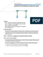 2.2.3.3 Packet Tracer - Configuring Initial Switch Settings Instructions IG