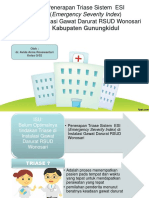 Penerapan Triase Sistem ESI (Emergency Severity Index) Di Instalasi Gawat Darurat RSUD Wonosari