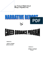 Career Guidance Program Narrative Report 2016
