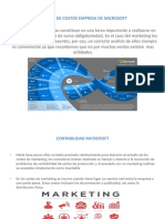 Analisis de Costos Empresa de Microsoft