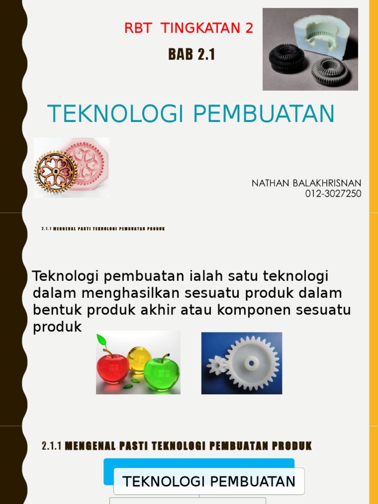 Projek Teknologi Pembuatan Tingkatan 2