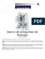 Banco de Preguntas Biologia