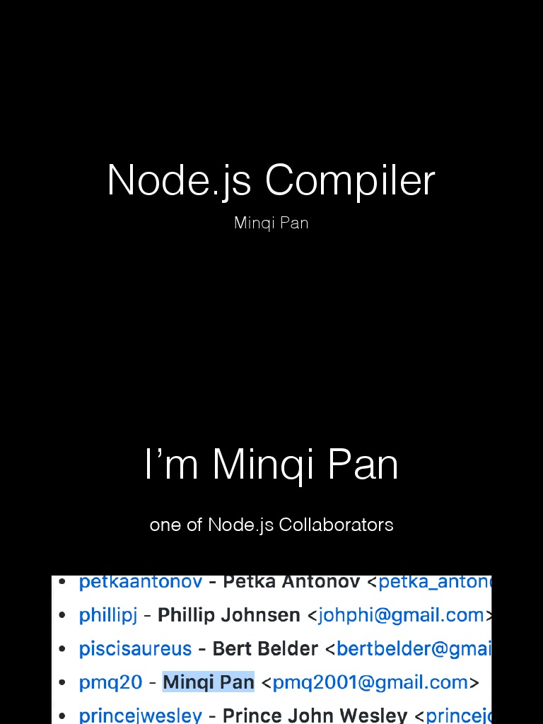 Node - Js Compiler | PDF | System Software | Operating System Technology