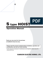 Stype Hoist Manual E PDF
