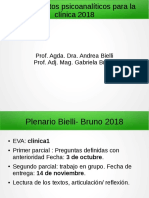 Psicoanálisis clínica 2018