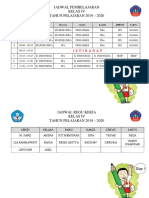 Jadwal Pelajaran 1819