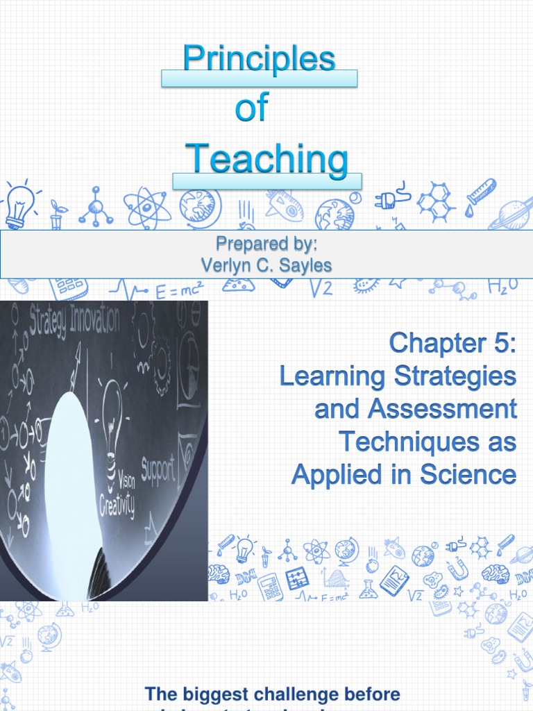 Principles of Teaching | PDF | Hypothesis | Science