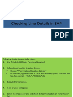 Checking Line Details in SAP