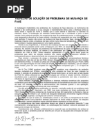 solução em mudança de fase