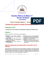 Introducción General Al Estudio Del Sermón Del Monte (Mateo 5-7) F PDF