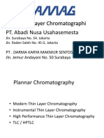 Thin Layer Chromatographi Thin Layer Chromatographi PT. Abadi Nusa Usahasemesta