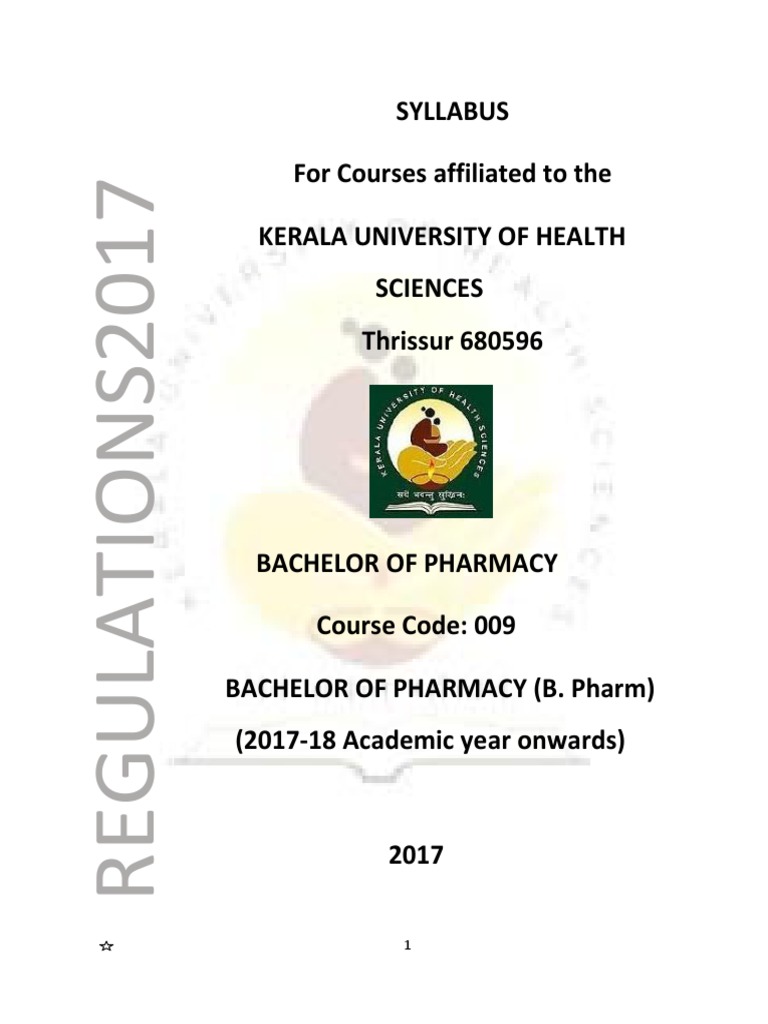 New B.pharm 2017 18 Onwards | PDF | Course Credit | Pharmacognosy