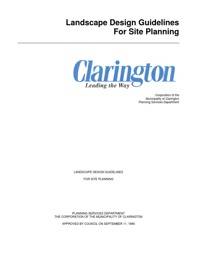 Book of Landscape Design Guidelines PDF Playground Sidewalk