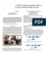 Ball and Plate System With PID Control and Pre-Filter