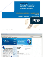 CH 5 Situtaion Analysis and Business Strategy