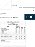 Leading Causes of Mortality - Department of Health Website