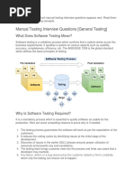 Manual Testing Interview Questions (General Testing) : What Does Software Testing Mean?