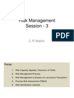 Class Room Session of Risk Management