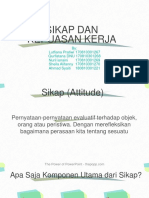 Sikap Dan Kepuasan Kerja