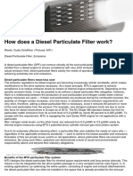 Diesel Particulate Filter Works