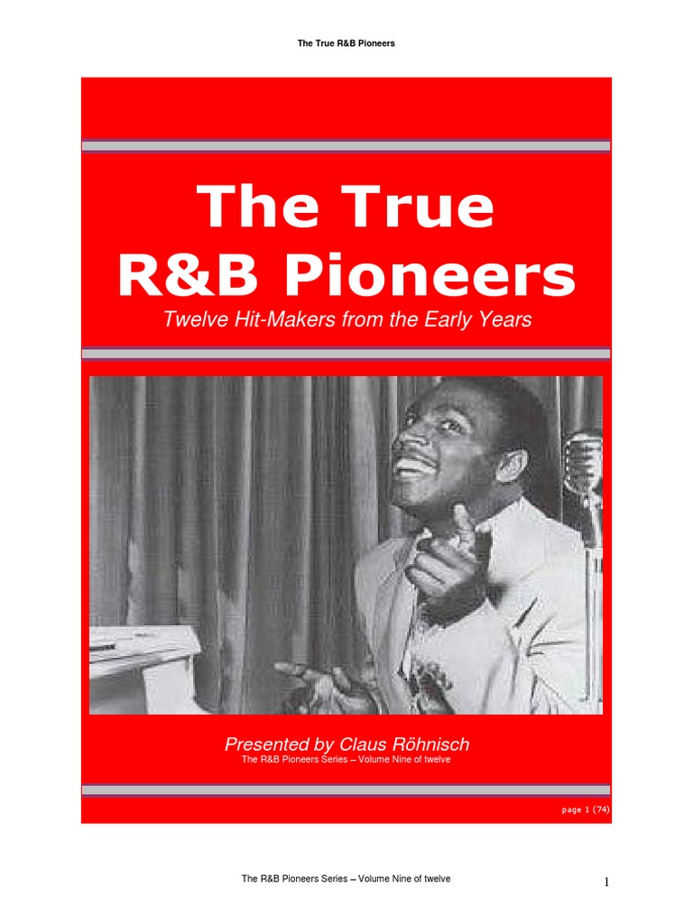 The Truer B Pioneers PDF Rhythm And Blues Blues
