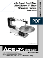 Delta - 16 Inch - Variable Speed Scroll Saw