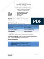 GEC-102 WR Questions and Views About History