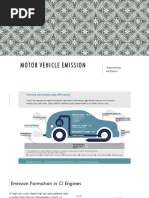 Motor Vehicle Emission: Submitted By: Harshan