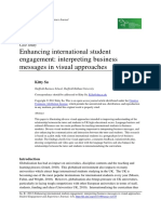 Enhancing International Student Engagement: Interpreting Business Messages in Visual Approaches