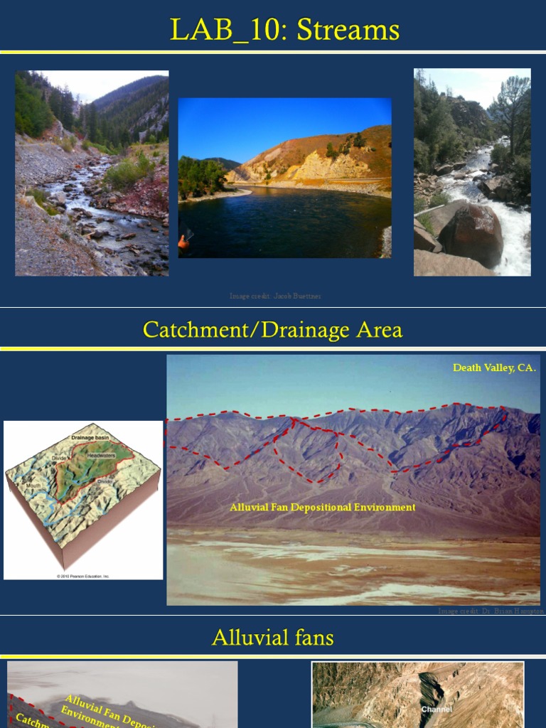 Alluvial Fan Dynamics in Death Valley | PDF | Bodies Of Water | Earth ...