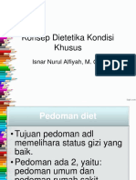 Konsep Dietetika Kondisi Khusus