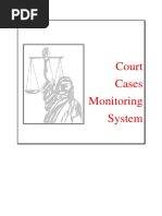 Court Cases Monitoring System