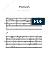 Bach-Contrapunctus I - 00 Score