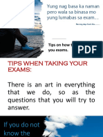 How To Pass Each Examination