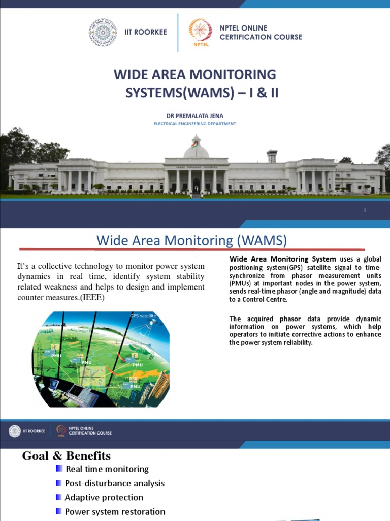 Wide Area Monitoring Systems (WAMS) An Overview of Synchronized