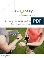 Inbodywatch and Bodykey App 2.0 User Guide