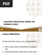 PSUnit II Lesson 5 Locating Percentiles Under The Normal Curve