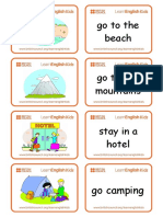 Flashcards Holidays PDF