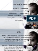Appearance of A Newborn: Presented by The Group 4