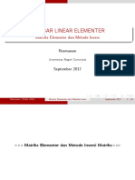 Resmawan Aljabar Linear Elementer Matriks Elementer Dan Metode Invers PDF