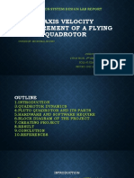 Z Axis Velocity Measurement of A Flying Quadrotor: Presentaion On System Design Lab Report