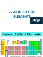 Periodicity of Elements