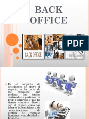 Back Office | PDF | Hotel | Outsourcing