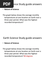 Earth Science Study Guide Answers Final