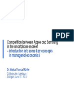 Competition Between Apple and Samsung in The Smartphone Market in The Smartphone Market