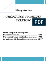 Jeffrey Archer Cronicile Familiei Clifton Vol 1 4 PDF