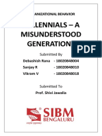 Millennials - A Misunderstood Generation?: Organizational Behavior