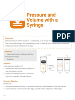 PresPressure and Volume With A Syringe